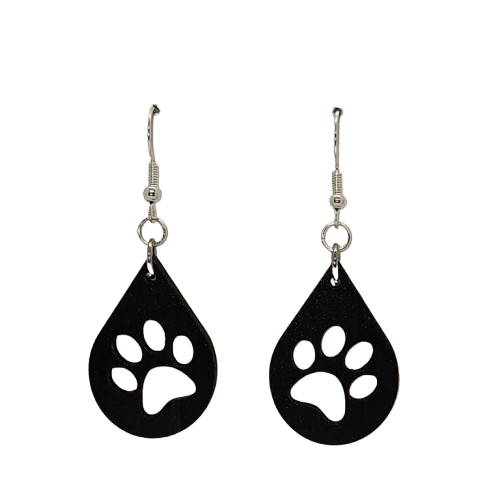 Paw Print Earrings