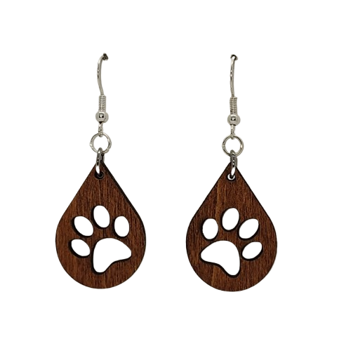 Paw Print Earrings