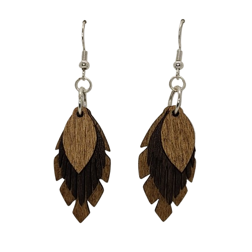 Tri-Tone Layered Leaf