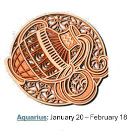 Aquarius Zodiac – Innovation in Layered Harmony