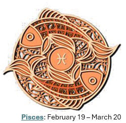 Pisces Zodiac – Dreamlike Depth in Wooden Layers